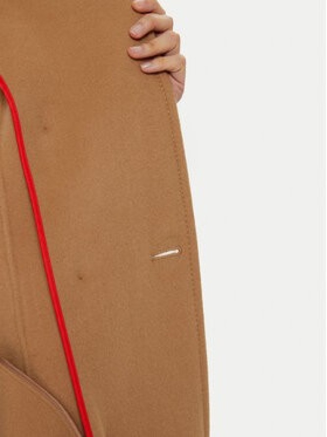 MAX&Co. Płaszcz wełniany 2516011031200 Brązowy Regular Fit