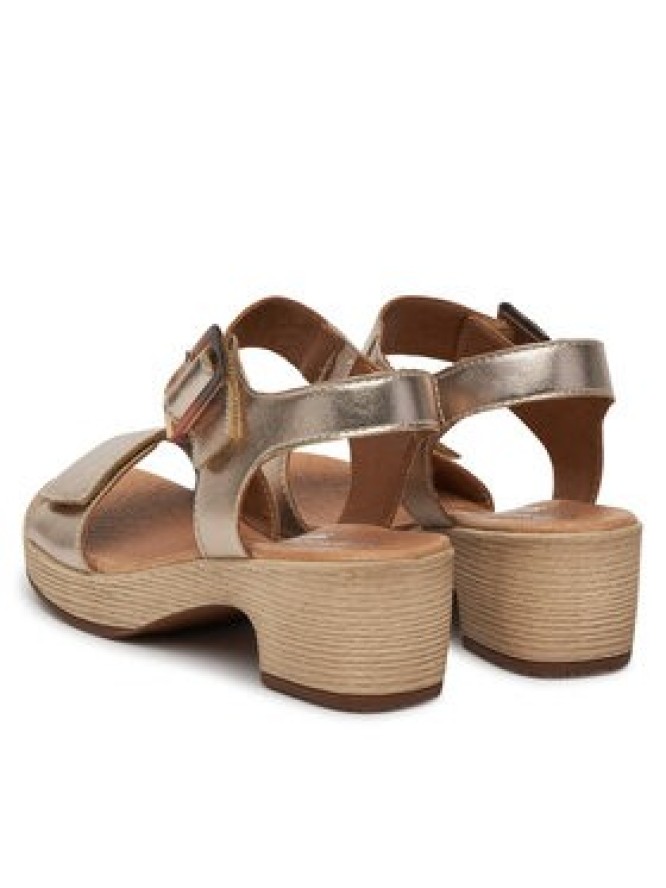 Remonte Sandały D0N52-90 Złoty