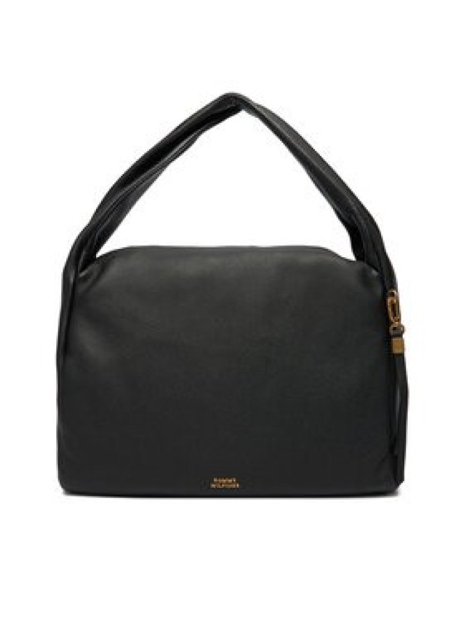 Tommy Hilfiger Torebka City Leather Hobo AW0AW18285 Czarny