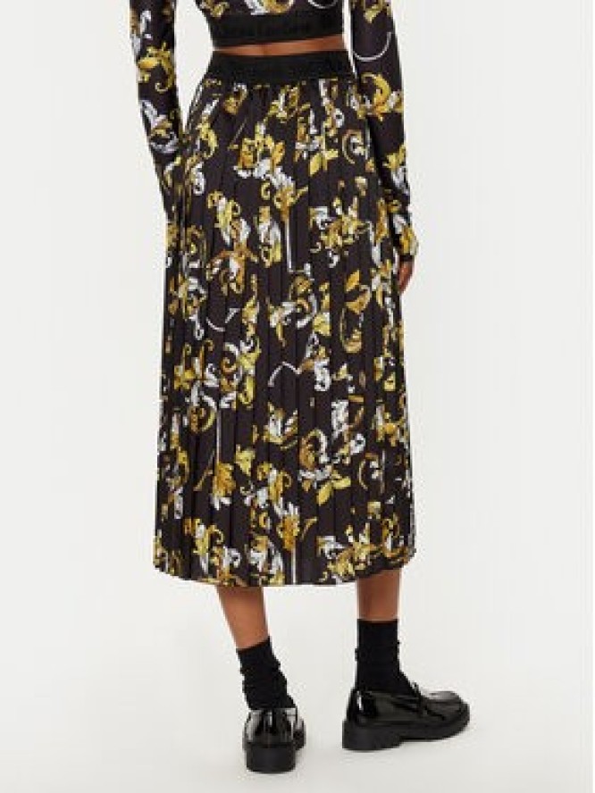 Versace Jeans Couture Spódnica plisowana 78HAE805 Czarny Regular Fit