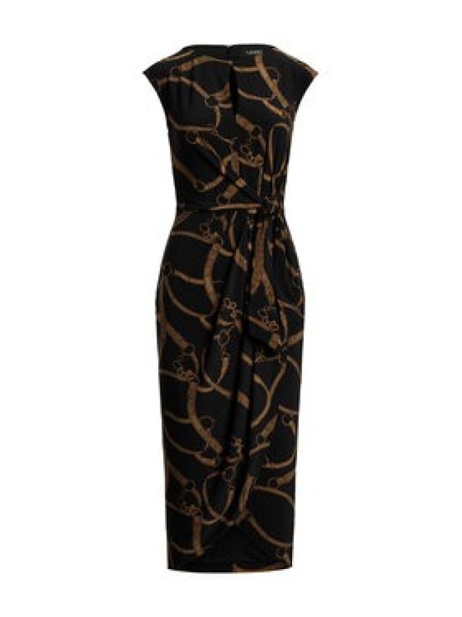 LAUREN RALPH LAUREN Sukienka koktajlowa 200973612001 Czarny Slim Fit