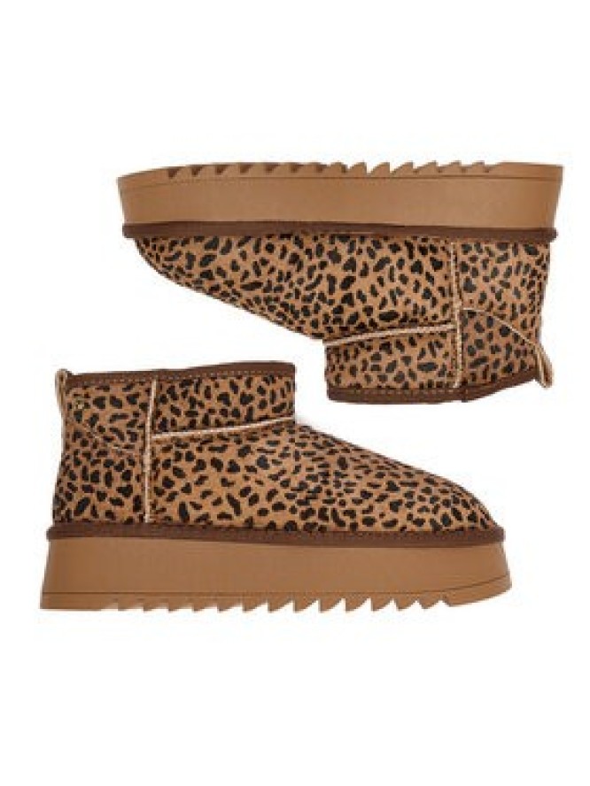 Eva Minge Śniegowce EO-WENDY-TS6305-01 Brązowy