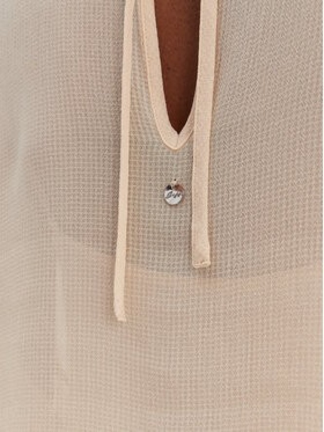 BOSS Bluzka Bleja 50554050 Beżowy Relaxed Fit