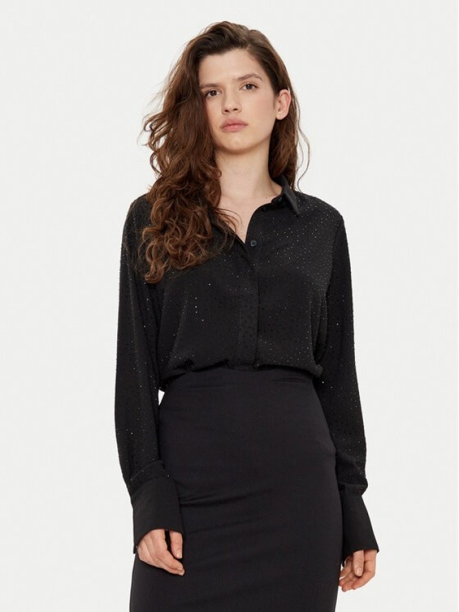 Tatuum Koszula Patti T2424.080B Czarny Regular Fit