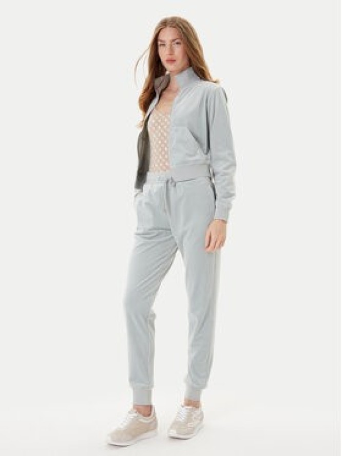 Guess Spodnie dresowe V3BB27 K0232 Zielony Regular Fit