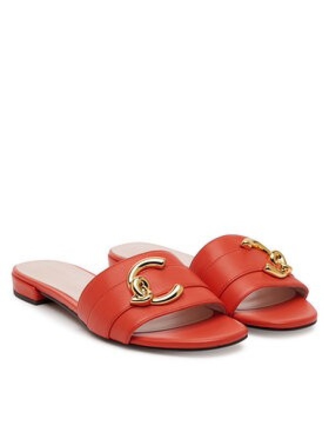 Coccinelle Klapki E4 SB3 17 01 01 Czerwony