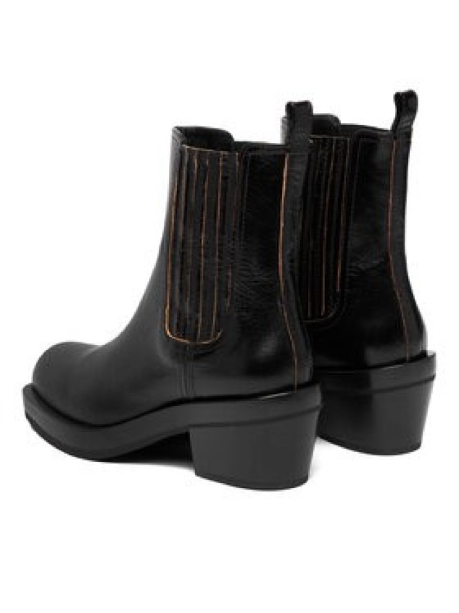 AGL Botki D775508PGAMAZZ0000 Czarny