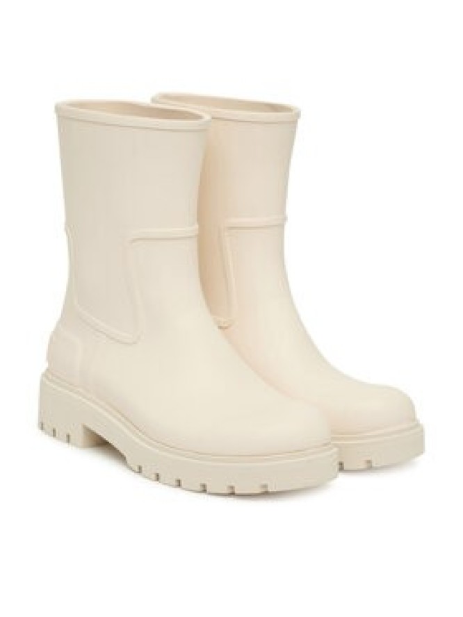 Calvin Klein Jeans Kalosze Mid Rainboot Rubber YW0YW02004 Écru