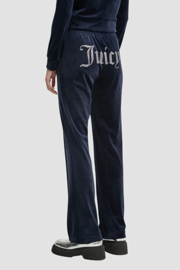 JUICY COUTURE Granatowe damskie spodnie dresowe Tina, Rozmiar M