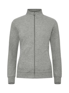 clique Basic Cardigan Damski z dzianiny dresowej szary melanż