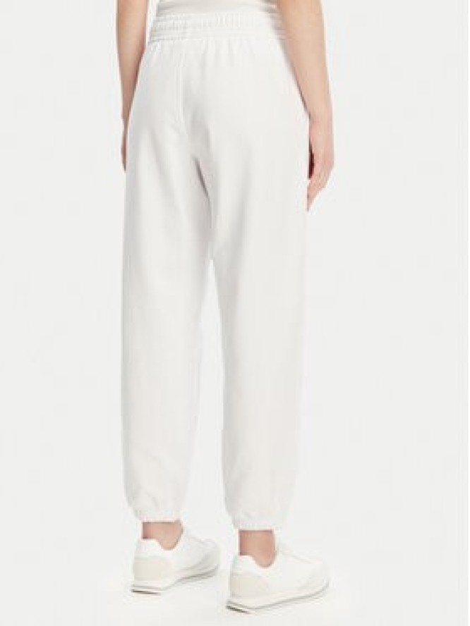 Calvin Klein Jeans Spodnie dresowe Monologo LV047B235G Biały Regular Fit