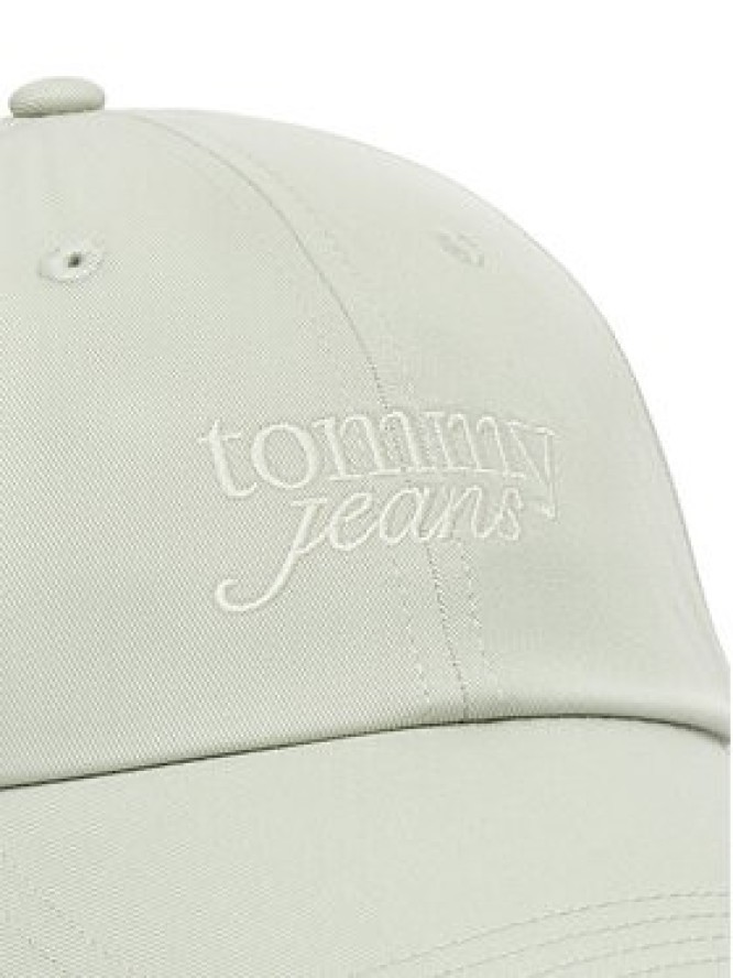Tommy Jeans Czapka z daszkiem Script AW0AW17815 Zielony