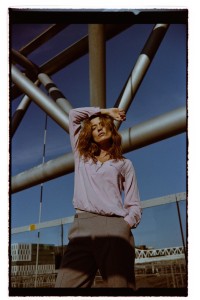 Koszula z wiskozy różowa