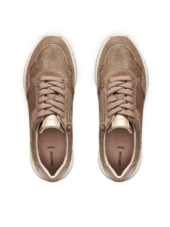 Geox Sneakersy D Desya D6500A 0QM22 C6002 Brązowy jasny