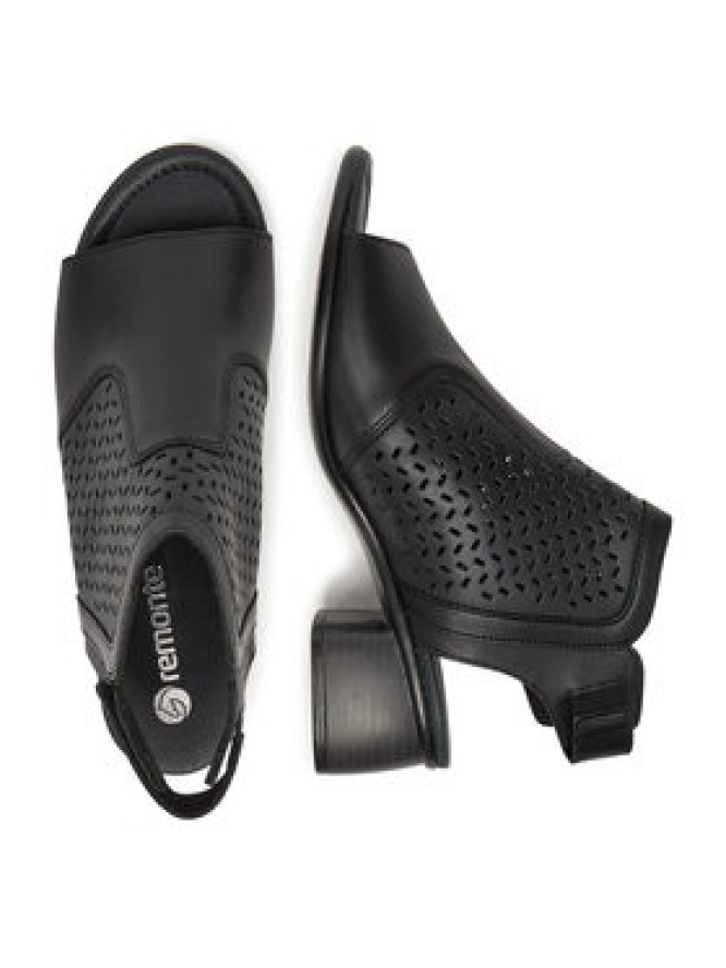 Remonte Sandały R8769-00 Czarny