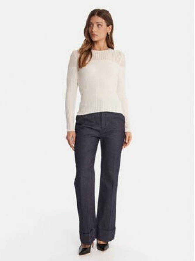 Guess Sweter W5BR62 Z0890 Écru Slim Fit