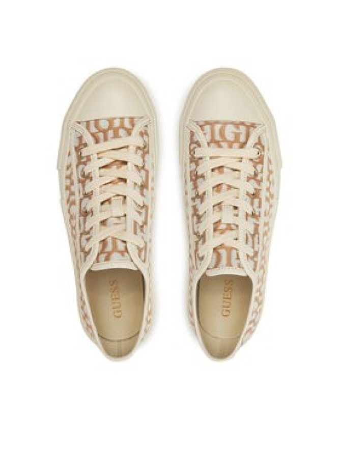 Guess Trampki FLPCAR FAL12 Beżowy