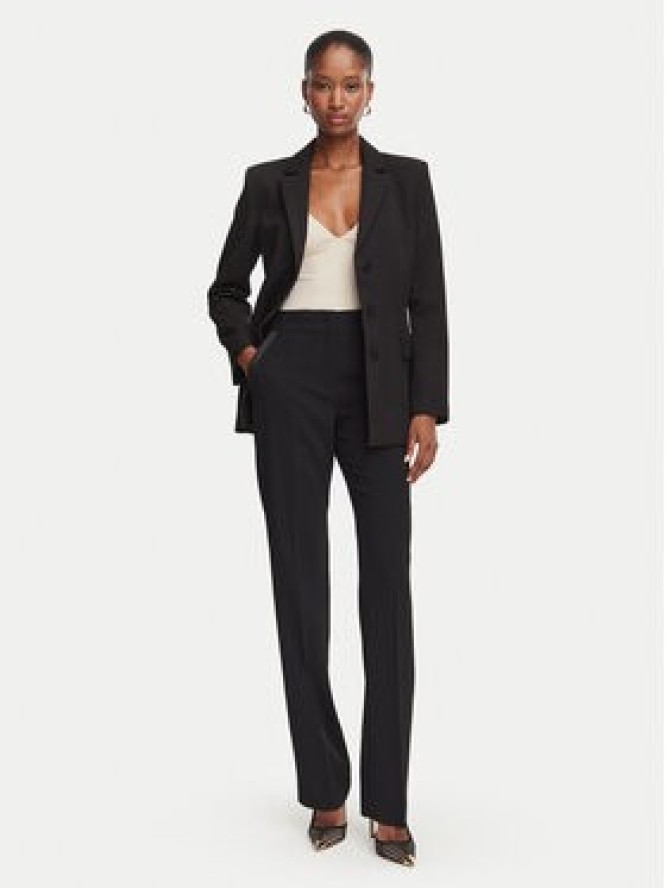Marella Spodnie materiałowe Nembo 2623136053 Czarny Regular Fit