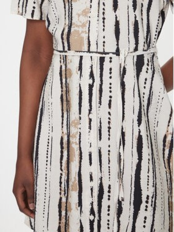 JDY Sukienka letnia Troya 15350739 Écru Regular Fit