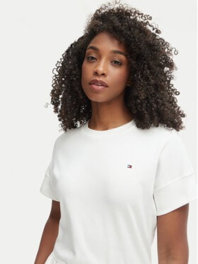Tommy Hilfiger Sukienka codzienna WW0WW51148 Biały Regular Fit