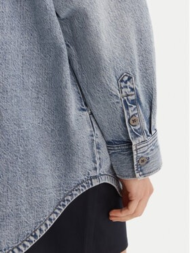 G-Star Raw Koszula jeansowa D26853-D536-G339 Niebieski Oversize