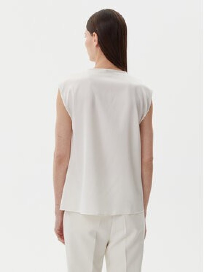 BOSS Bluzka Binadi 50540616 Biały Relaxed Fit