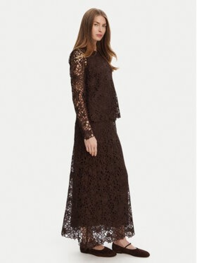 Bruuns Bazaar Spódnica midi Sago Joanelle BBW4518 Brązowy Regular Fit