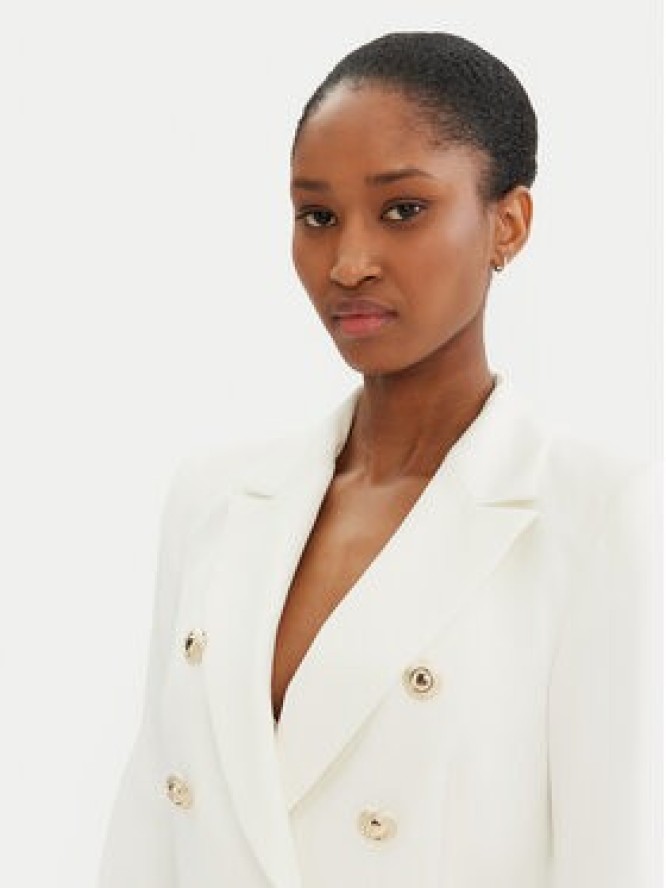 Rinascimento Marynarka CFC0122865003 Biały Regular Fit