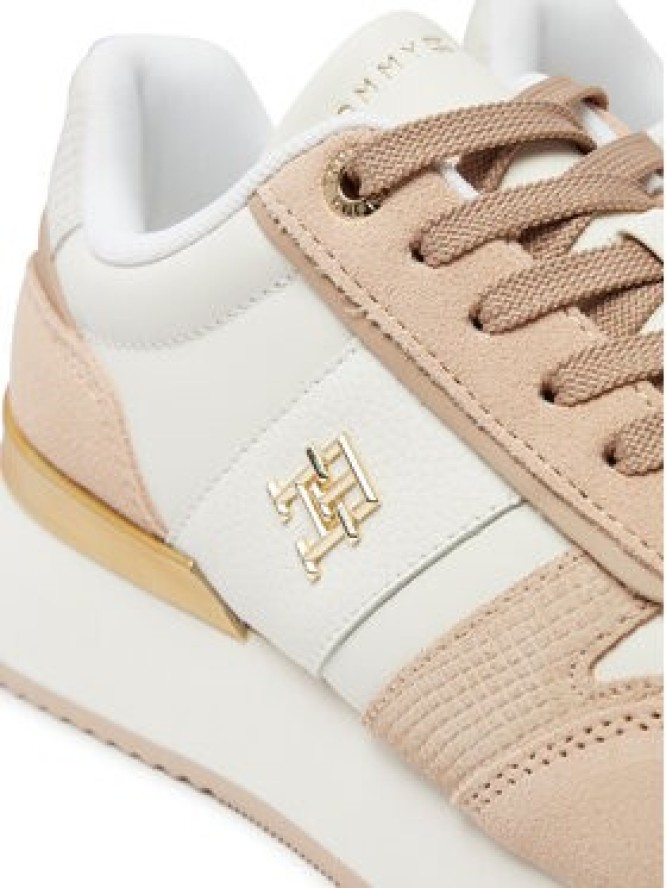 Tommy Hilfiger Sneakersy Th Fashion Runner FW0FW08475 Beżowy