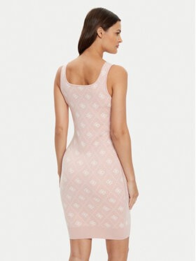 Guess Sukienka dzianinowa W4BK98 Z3JD2 Różowy Bodycon Fit