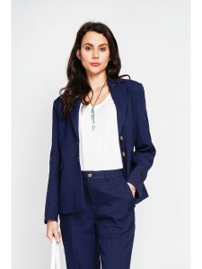 Le Jardin du Lin Blezer w kolorze granatowym rozmiar: 40