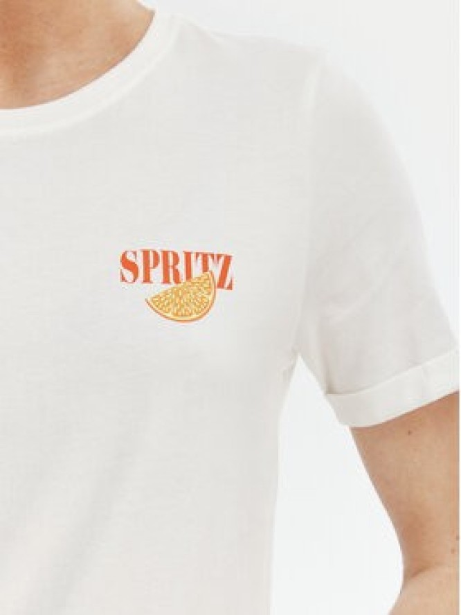 ONLY T-Shirt Kita 15291465 Biały Regular Fit