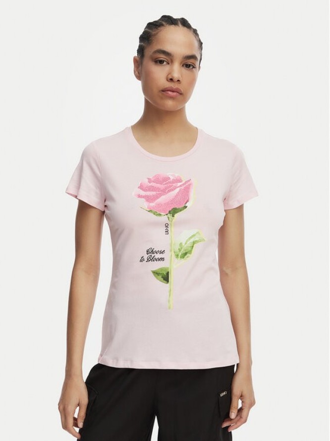 Liu Jo T-Shirt WA6477 JS923 Różowy Regular Fit