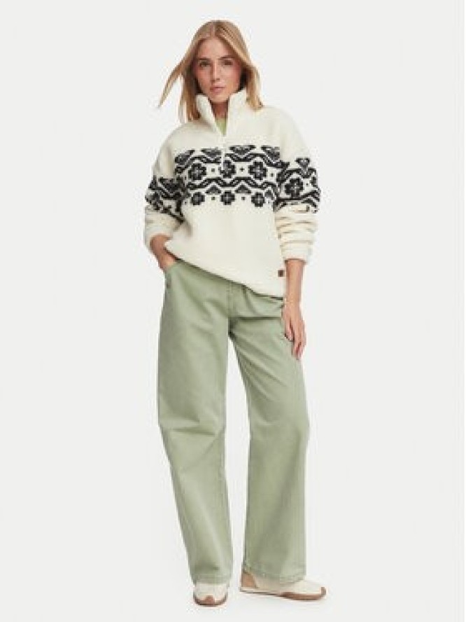 Roxy Polar ERJPF03178 Kremowy Relaxed Fit