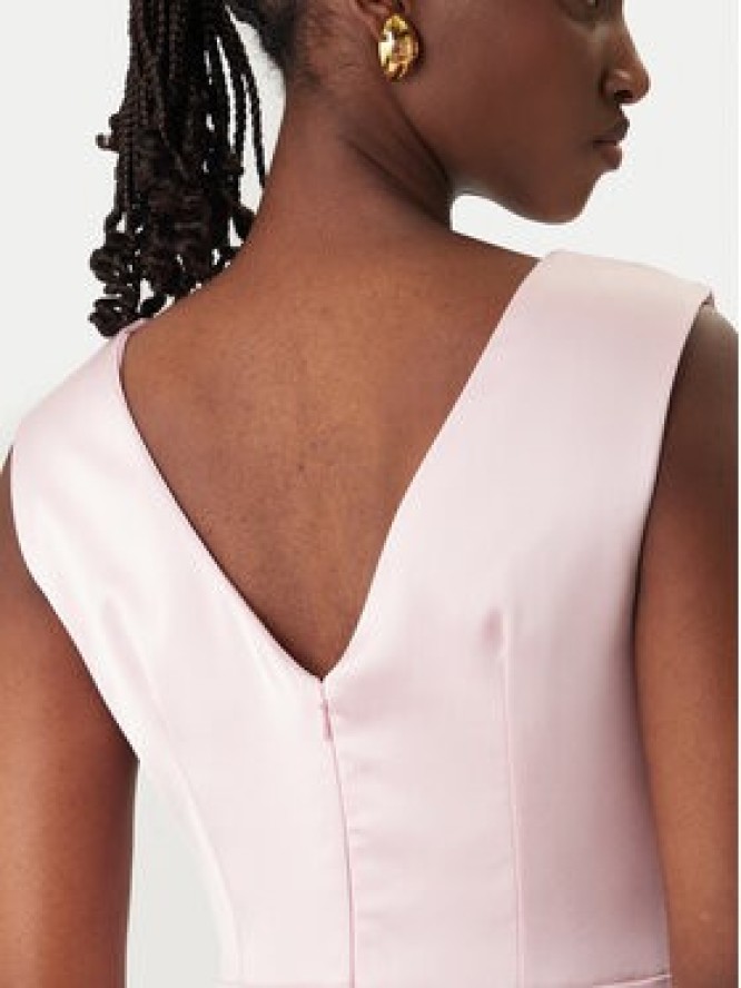 Rinascimento Sukienka wieczorowa CFC0127559003 Różowy Slim Fit