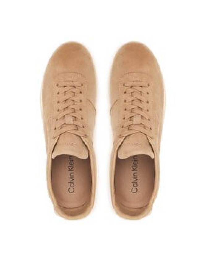 Calvin Klein Sneakersy Baller Sneaker Laceup HW0HW03263 Beżowy