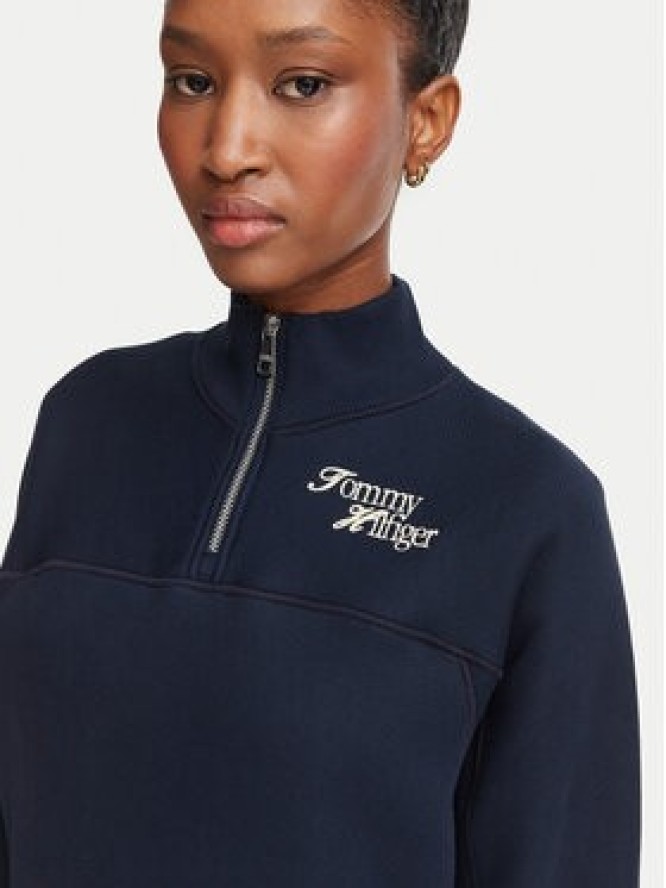 Tommy Hilfiger Bluza WW0WW51878 Granatowy Regular Fit