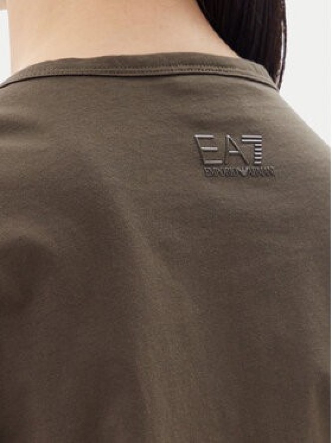 EA7 Emporio Armani T-Shirt 7W000098 AF12503 U6139 Brązowy Loose Fit