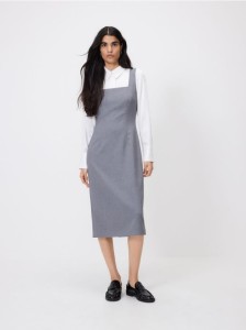 Sukienka mini - jasnoszary