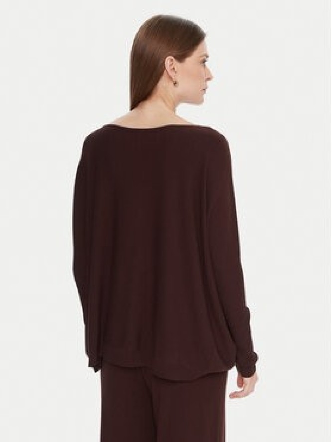 Kontatto Sweter 3M0802C Brązowy Relaxed Fit