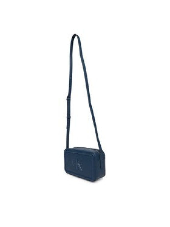 Calvin Klein Torebka Bold Ck Camera Bag LV04F3220G Niebieski