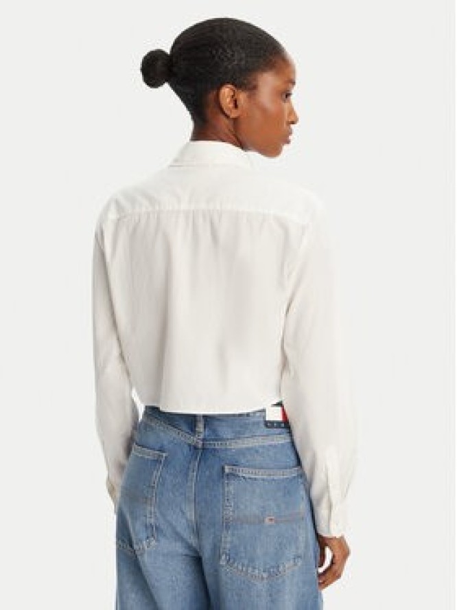Tommy Jeans Koszula DW0DW21400 Biały Relaxed Fit
