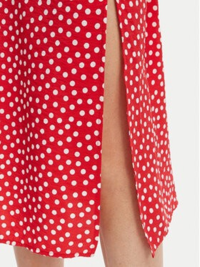 Morgan Sukienka codzienna 261-ROIS Czerwony Regular Fit