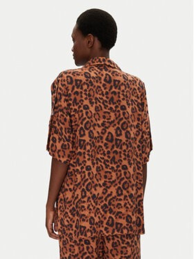 Chantelle Koszula Explore C18SH5 Brązowy Relaxed Fit