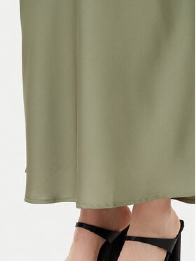 Vila Spódnica midi Elliette 14084182 Zielony Regular Fit