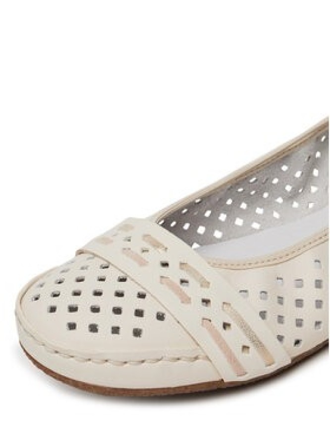 Rieker Baleriny CEO-41430-60 Beżowy