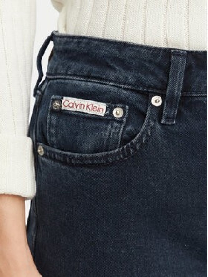 Calvin Klein Jeans Jeansy LV047H739G Granatowy Straight Fit