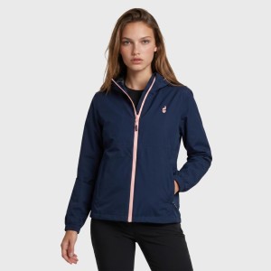 Kurtka trekkingowa damska Softshell AULP DUFFY rozpinana z kapturem turystyczna