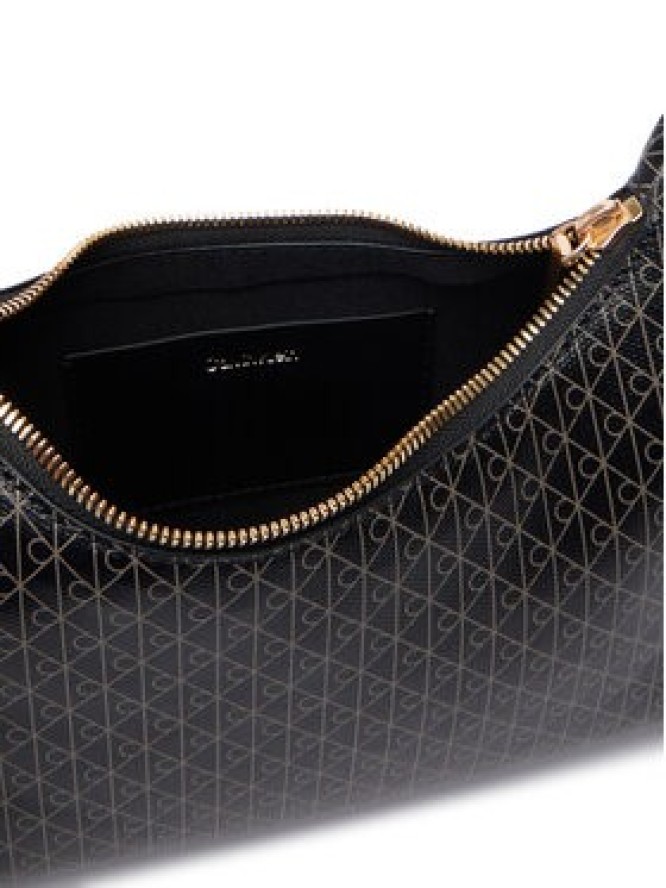 Calvin Klein Torebka Emblem Aop Small Shoulder Bag LV04F3889G Czarny