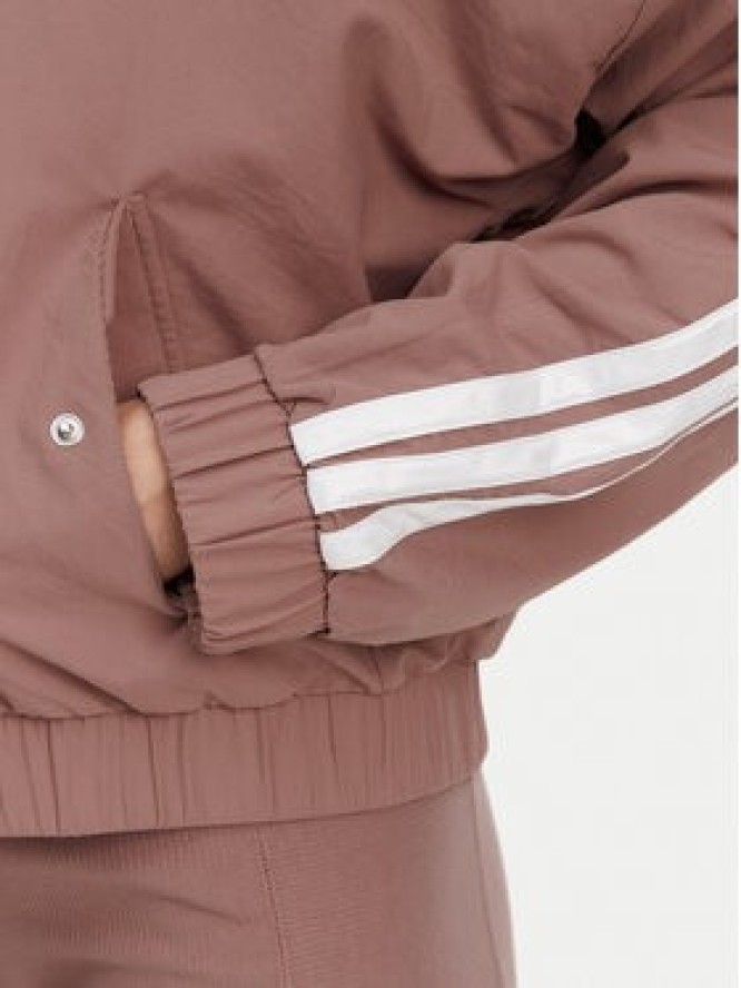 adidas Kurtka bomber Essentials 3-Stripes JD5318 Różowy Loose Fit